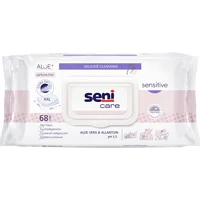Серветки вологі для догляду за шкірою SENI CARE Sensitive 68 шт. (Польща)