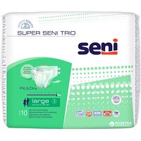 Підгузки Super Seni Trio Air Large арт. 714, нічні / при підвищеному діурезі (10 шт.)