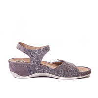 Босоножки анатомические женские Mubb Vesuvio Grey 712-1 (Сербия)