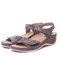 Босоножки анатомические женские Mubb Vesuvio Grey 712-1 (Сербия) №2