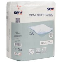 Пелюшки гігієнічні Seni Soft Basic 60х60 см, 30 шт (Польща) №2