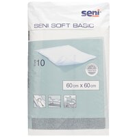 Пелюшки гігієнічні Seni Soft Basic 60х60 см, 10 шт (Польща)