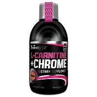 Жиросжигатель L - CARNITINE + Сhrome Апельсин BioTech 500 мл