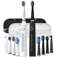 Набор электрических зубных щеток PECHAM Black and White Travel Set PC-084 (Украина)