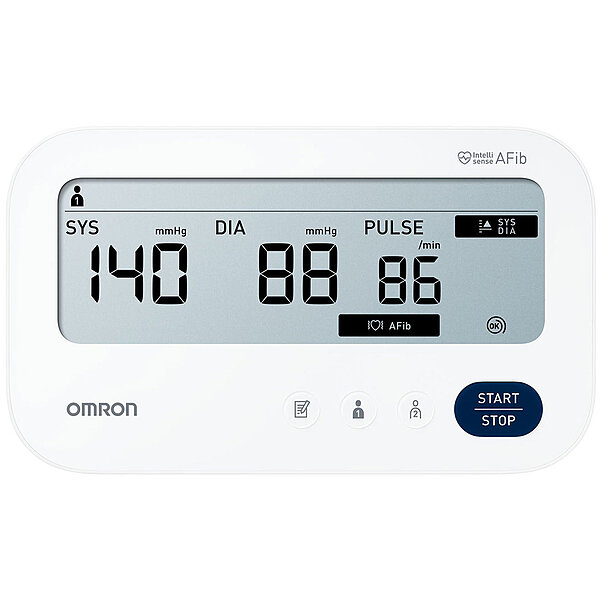 Автоматический тонометр с плечевой манжетой OMRON M3 Comfort AFib + адаптер HEM-7196-FLE (Япония)