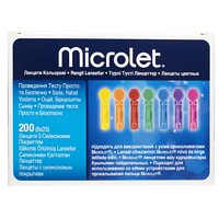 Ланцети Microlet з силіконовим покриттям шт. 200