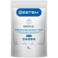 Одноразові мильні губки &laquo;Estem&raquo;, 7 губок/уп. (Україна)