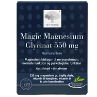 Магний глицинат New Nordic 550 mg., 60 табл. 