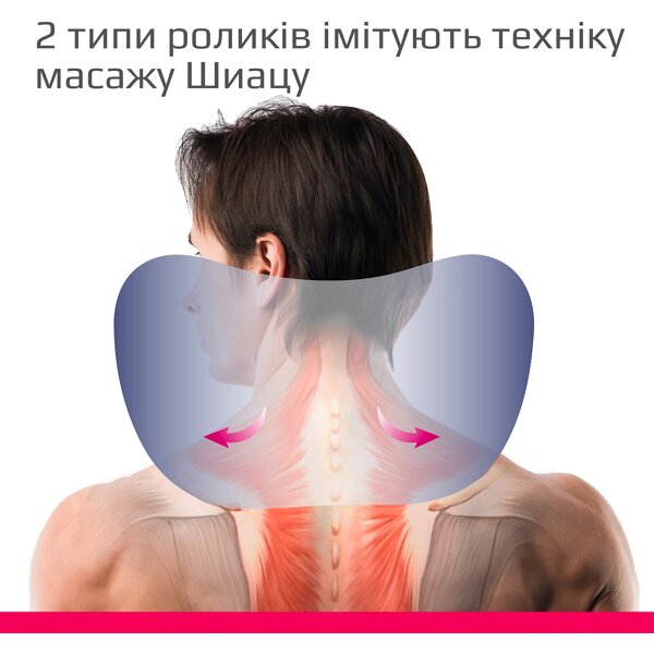 Масажна подушка з функцією прогріву B.Well MED-420 (Швейцарія)