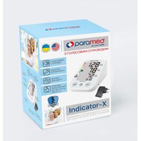 Тонометр автоматический PARAMED Indicator-X с голосовым сопровождением и адаптером (Украина-США) №2