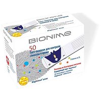 Тест-полоски GS300, Bionime Rightest, 50 шт. №2