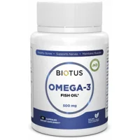 Омега-3 Biotus Omega-3 Fish Oil исландский рыбий жир капсулы, 60 шт.