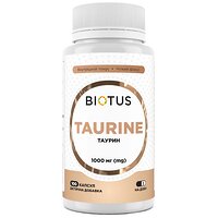 Таурін, Taurine, Biotus, 1000 мг, 100 капсул (Україна)