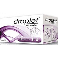 Иглы для инсулиновых шприц-ручек Droplet 6 мм x 31G, 10 шт. №2
