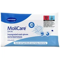 Влажные перчатки для мытья Hartmann MoliCare Skin, 8 шт