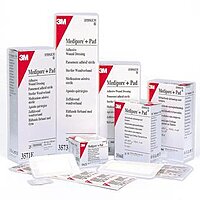 Адгезивна пов'язка для ран 3M Медіпор + Пад ( Medipore + Pad ) 10 x 20 cм , арт. 3570