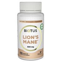 Їжовик гребінчастий Biotus 500 мг 60 капсул (Україна)