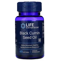 Масло чорного кмину Life Extension Black Cumin 60 капсул по 500 мг (США)