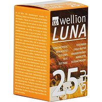 Тест полоски для тестирования уровня глюкозы в крови Wellion Luna, 25 штук