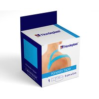 Пластырь медицинский  Nordeplast Кинезио тейп , 5 см х 5 м синий