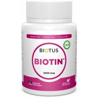 Біотин Biotus Biotin капсули по 5000 мкг, 60 шт.
