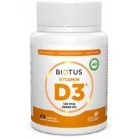 Вітамін D3 Biotus Vitamin D3 капсули по 5000 МО, 120 шт.