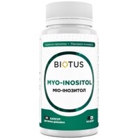 Мио-инозитол Biotus Myo-Inositol 2000 мг, 60 капсул (500 мг в 1 капсуле) (Украина)