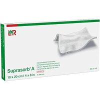 Абсорбирующая стерильная повязка L&R Suprasorb А кальция альгинат 10x20 см, 10 шт (Австрия)