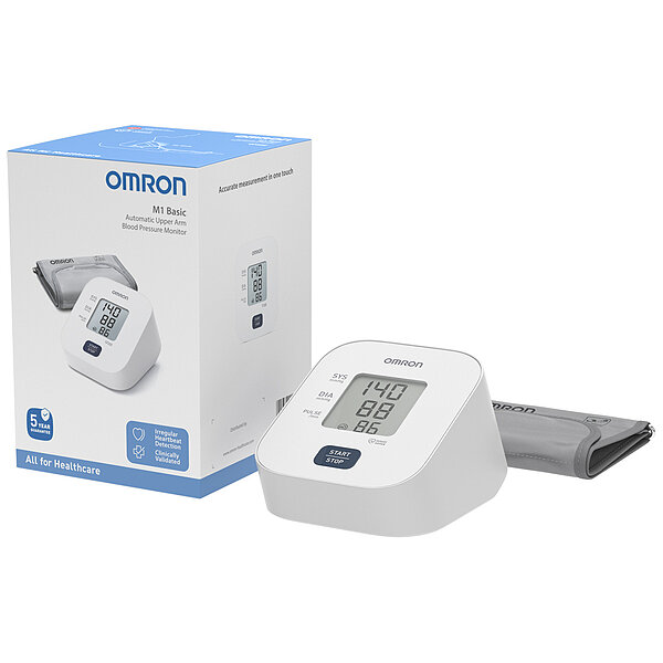 Характеристики Автоматический тонометр с манжетой на плечё OMRON M1 Basic HEM-7090-E (Япония)