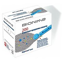 Ланцети Bionime Rightest 200 шт. в упаковці