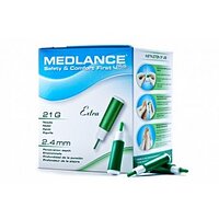 Ланцет Medlance plus Ехtra, голка 21G, глибина проникнення 2,4 мм (200 шт.)