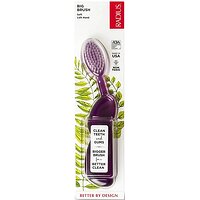 Зубная щетка Big Brush (Original Left hand) для левшей мягкая фиолетовый RADIUS