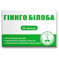 Гінкго білоба ENJE 60 капсул (400 мг)