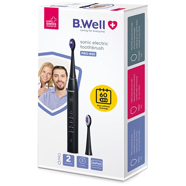 Електрична звукова зубна щітка B.Well PRO-850 (Швейцарія)