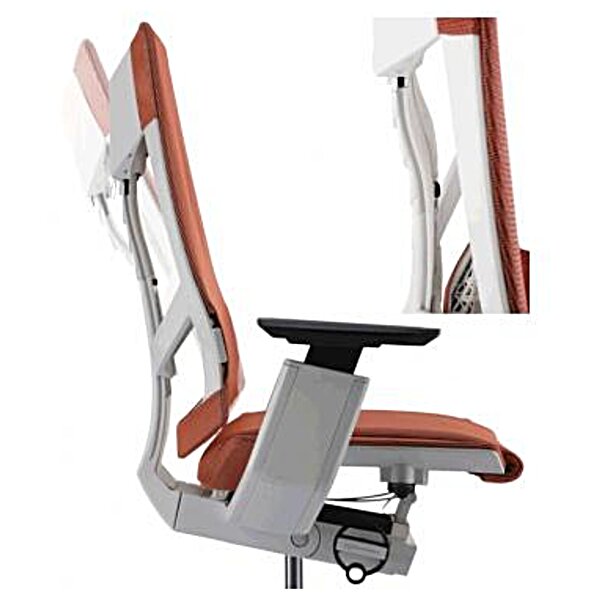 Крісло ергономічне комп'ютерне GENIDIA MESH COMFORT SEATING