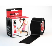 Кинезио тейп Standart 5x5 Kinesio Tape RockTape (Black)