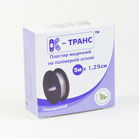 Пластырь на полимерной основе К-транс 5м х 1,25см №1 Калина