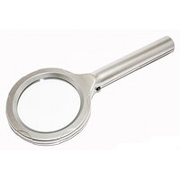 Лупа ручна з LED підсвічуванням 4X збільшення діаметр 65 мм Magnifier 8B-1