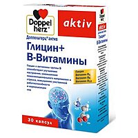 Доппельгерц Актив ( Doppel herz Aktiv ) Гліцин + В - Вітаміни №30 ( 10х3 )