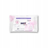 Салфетки влажные SENI CARE inti+ для интимной гигиены при недержании мочи (20 шт.)