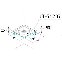 Опоры угловые внешние ОТ-5.1.2.37, Шанс/Норма-Трейд №2