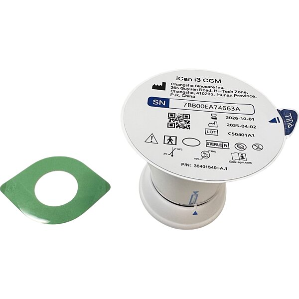 Система безперервного моніторингу глюкози Heaco iCan CGM Sinocare (Великобританія)