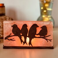 Соляний світильник Saltlamp &laquo;Птахи на гілці&raquo; вага: 2кг