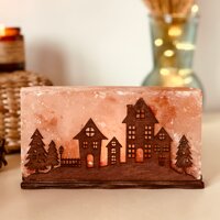 Соляний світильник Saltlamp &laquo;Будиночки&raquo; 2 кг