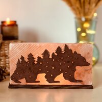 Соляний світильник Saltlamp &laquo;Ведмідь&raquo; 2 кг