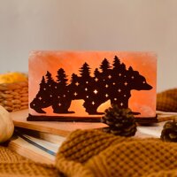 Соляний світильник Saltlamp &laquo;Ведмідь&raquo; 2 кг №2