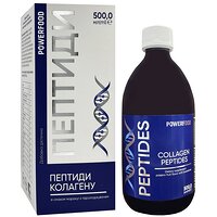 Пептиды коллагена Powerfood со вкусом маракуи с подсластителем 500 мл (Украина)