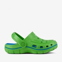 Клогі анатомічні Coqui 6353 Lime/Sea blue (Чехія) №2