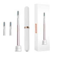 Звукова відбілювальна зубна щітка MEDICA+ Lux 10ХN Aluminum Portable Rose Gold (Japan) S44-1983868599