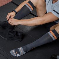 Компресійні спортивні гольфи Relaxsan Sport 18-22мм (сірий/жовтогарячий) розмір 3 №2
